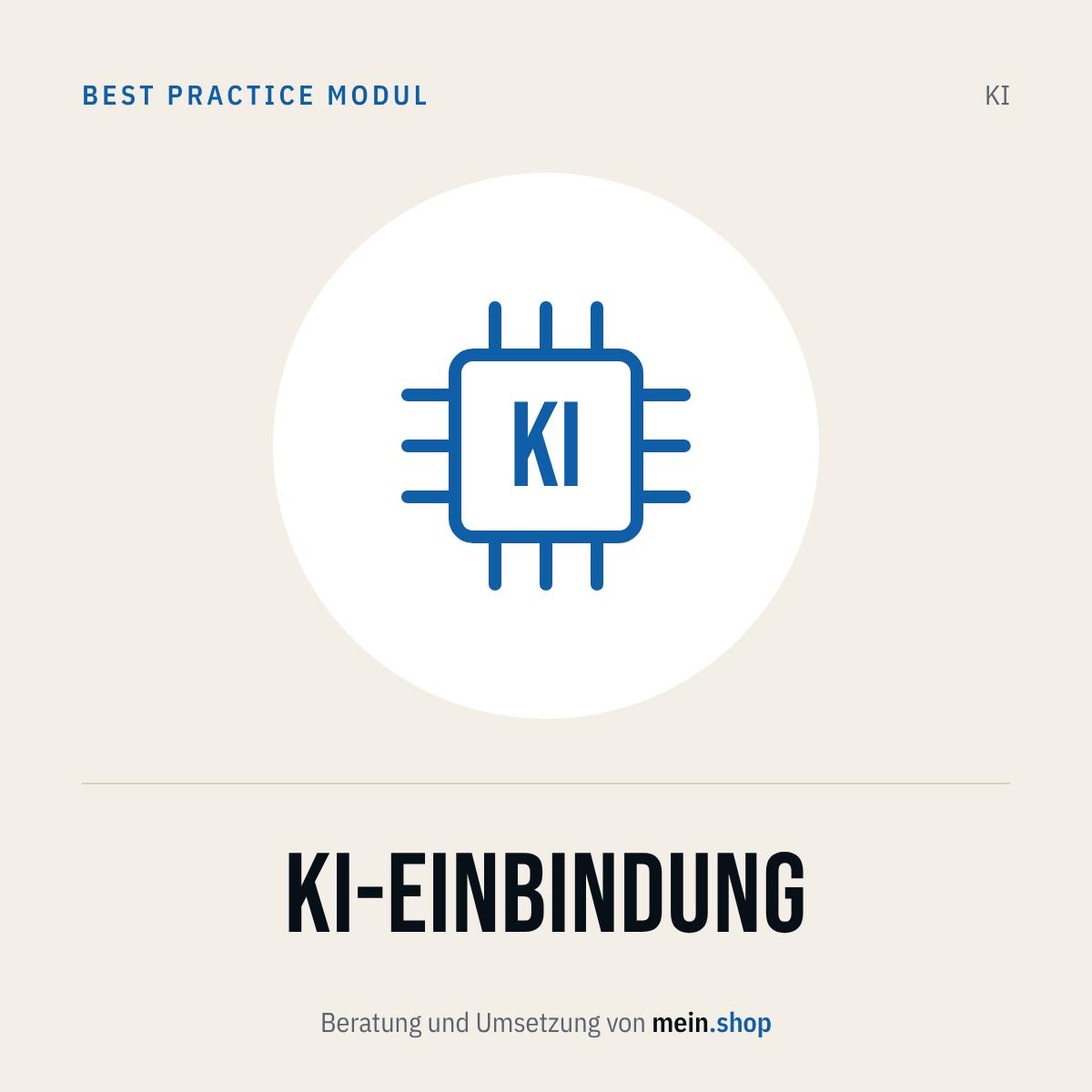 KI-Einbindung – Best Practice Modul
