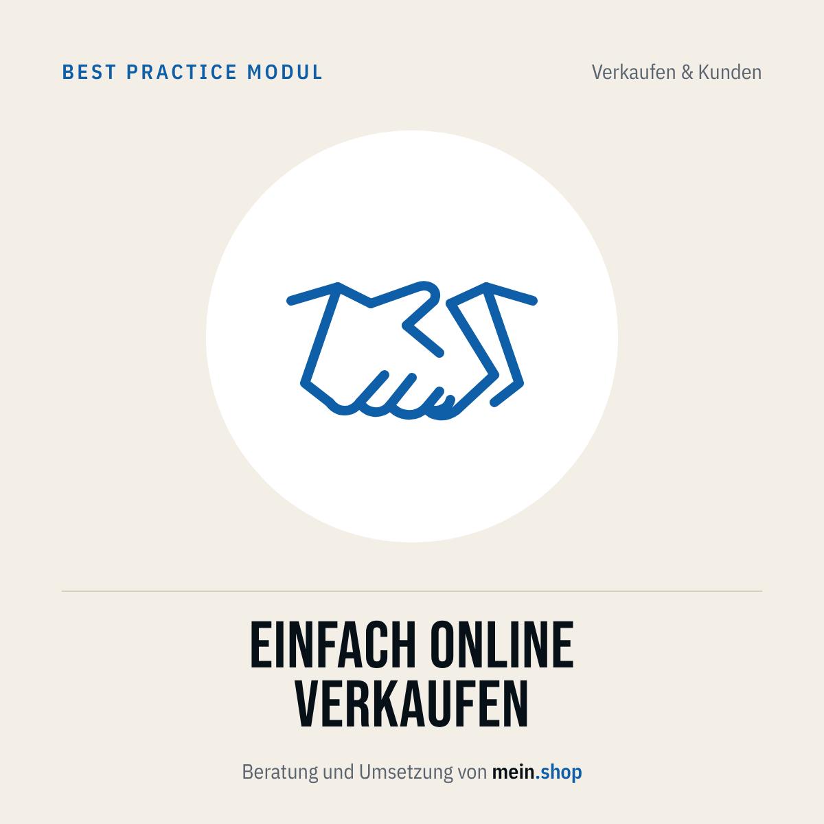 Einfach online verkaufen – Best Practice Modul