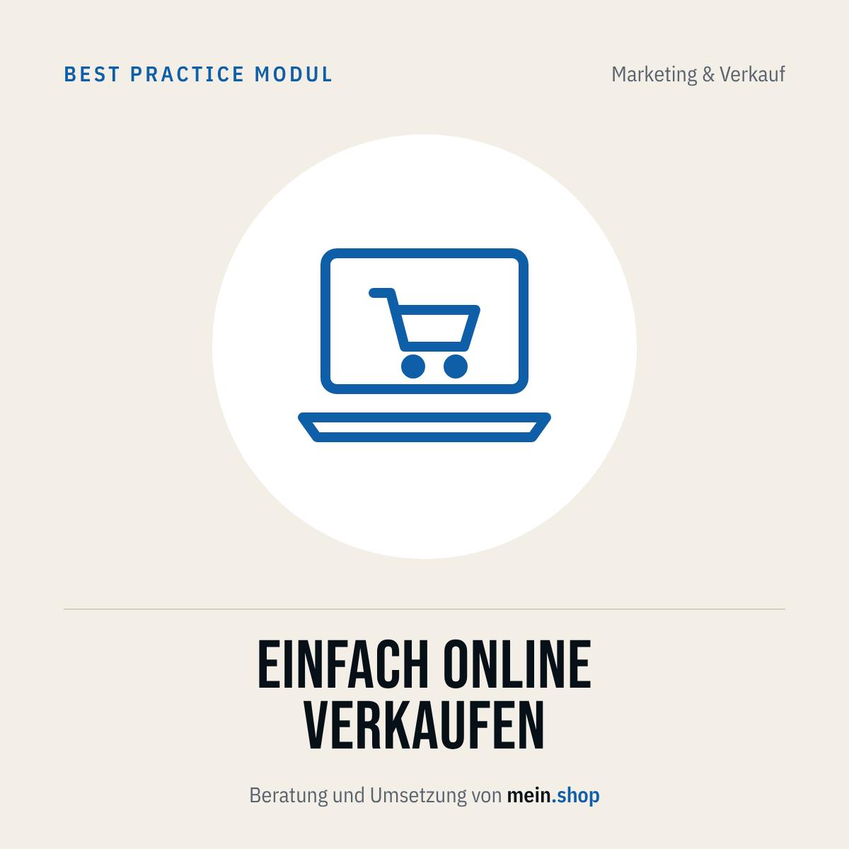 Einfach online verkaufen – Best Practice Modul
